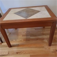 Toften Ceramic and Teak Coffee Table