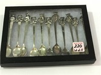 Set of 11-925 Decorative Design Spoons-Cat