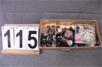 Vintage Box Of Buttons