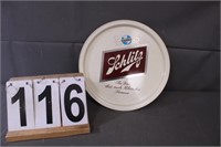 Schlitz Tin Tray