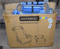 Beach Chair and Table Set - New in Box