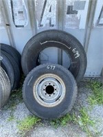 385/65R 22.5 Tire and LT245/75R16 tire/rim