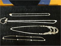 Silvertone Necklaces