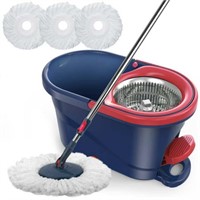 SUGARDAY Spin Mop and Bucket System with Wringer S