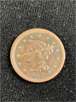 1852 Large cent