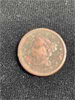 1854 Large cent