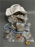 Versace Parfums Purse Full of Costume Jewelry