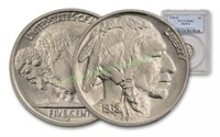 1938 d MS 66 PCGS Buffalo Nickel