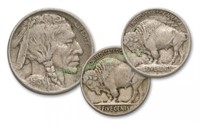 1913 T-1 and T-2 - Buffalo Nickel 2 coin Set