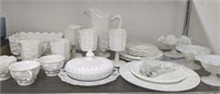 VINTAGE MILK GLASS