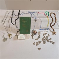 Catholic Rosary's and Bible Lot