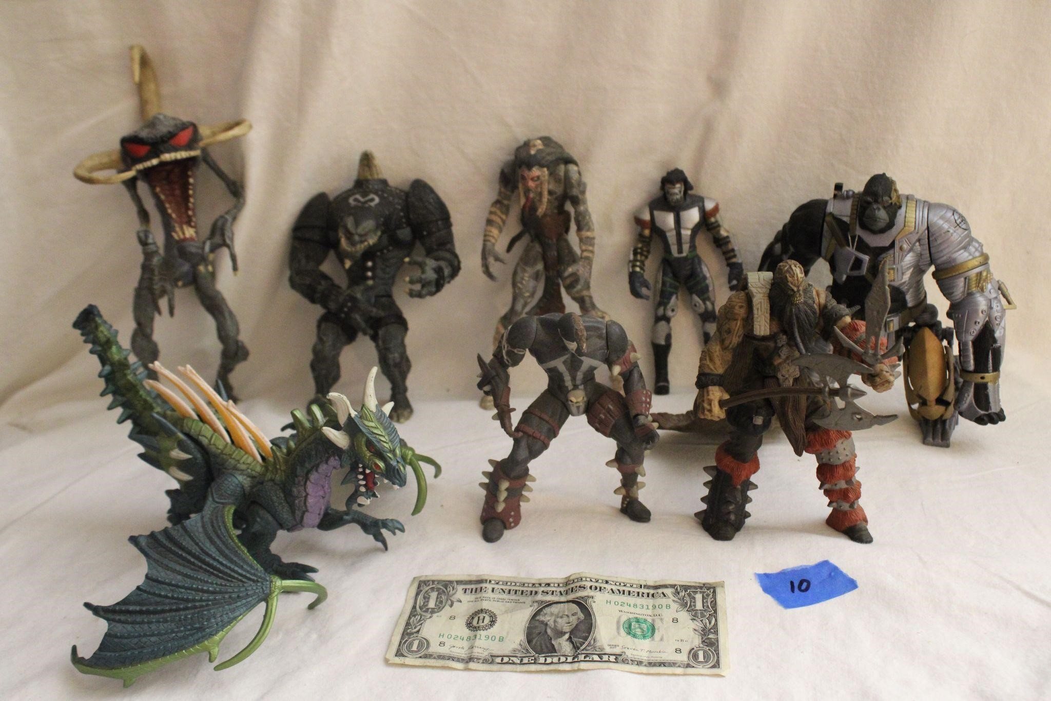 9 Different Spawn Action Figures