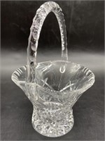 Vintage Cut Glass Bride's Basket