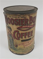 Vintage Hoosier Boy Coffee Tin