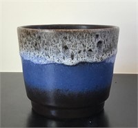 WEST GERMAN POTTERY FAT LAVA PLANTER