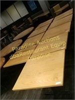Reclaimed Wood Tables 34 x 30  Dining Height