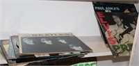 Collection of Vintage albums; Beatles, Elvis