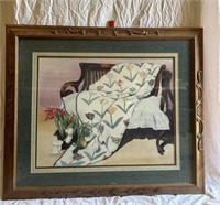 Tulip Quilt Limited Edition Print By Raenell Doyle