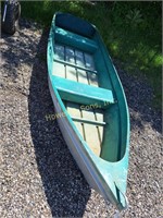 Green 11' V-Bottom Jon Boat