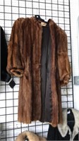 GILMANS READING LANCASTER FLOOR LENGTH FUR COAT