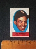 1963 Topps Luis Aparicio Sticker - Unpeeled