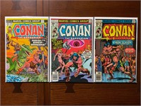 Marvel Comics 3 piece Conan the Barbarian