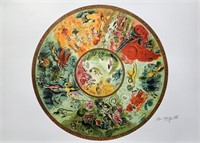 Marc Chagall PARIS OPERA CEILING LTD ED Lithograph