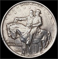 1925 Stone Mountain Half Dollar CLOSELY UNCIRCULAT