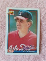 Jeff Torborg White Sox MGR Topps 40, 1990  card