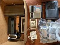 Box of Assorted Clocks, Radios