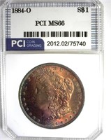 1884-O Morgan MS66 LISTS $450