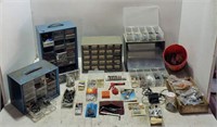 Assorted Parts Organizers & Hardware