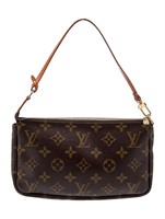 Louis Vuitton Printed Single Strap Top Handle Bag