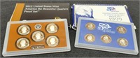 (2) 5 Coin Quarter Proof Sets: 1999, 2012