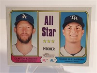 2023 Topps Heritage Star Pitchers Kershaw/McClanah