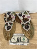 Antique Native American beaded moccasins