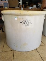 MOMMOUTH SQUATTY 30 GAL. CROCK W/ BROWN INTERIOR