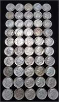 Roll of 50 Silver Roosevelt Dimes PRIMO 90% Silver