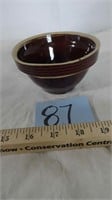 Small Pottery Brown Bowl
