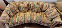 3 CUSHIONED UPHOLSTED SOFA 88IN