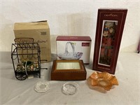Mikasa, Jewelry Boxes, Carnival Glass & More