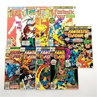 9 Marvel 30¢-50¢ Fantastic Four Comics