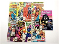 9 Marvel 60¢-75¢ Fantastic Four Comics