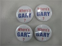 Four Where's Gary? Pins