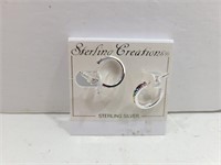 Sterling Creations Sterling Silver Earrings