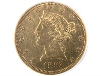 1893-O $5 Gold Half Eagle PCGS AU53