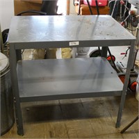 Metal Shop/Garage Table