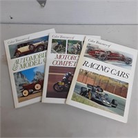 Set of three color treasury books,  Racing Cars,