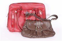 Authentic Coach Purse & Coldwater Creek Laptop Bag