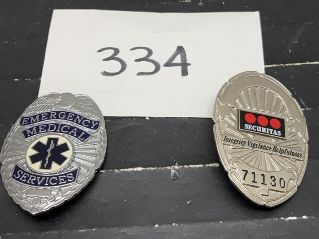 EMS / Security badges